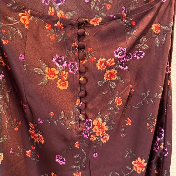 Free People Butterfly Babe Cutout Maxi Dress Size Small - Picture 10 of 14